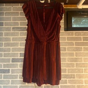 Maroon Romper